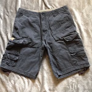 Lee Dungarees Navy Cargo Shorts